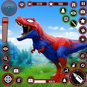 Real Dino Hunting Gun Games Icon
